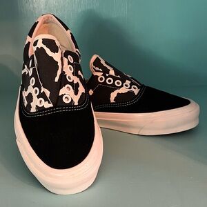 Vans Vault OG Era LX Cow Black Marshmallow White Unisex Sneakers
